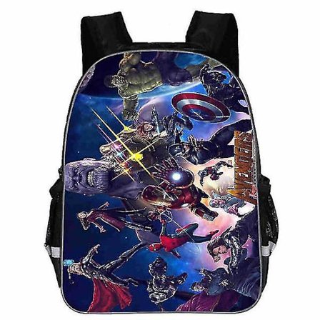 Mochila Skol Barnväska Avengers Ryggsäck För Barn Krigstryck Tecknad Barn Skolväskor Pojkar Flickor Tonårsväska