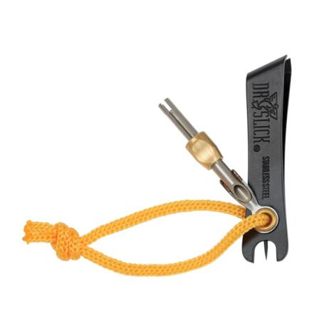 DR Slick Nipper w/ Pin File & Knot Tyer 2'' Stainless Steel Black