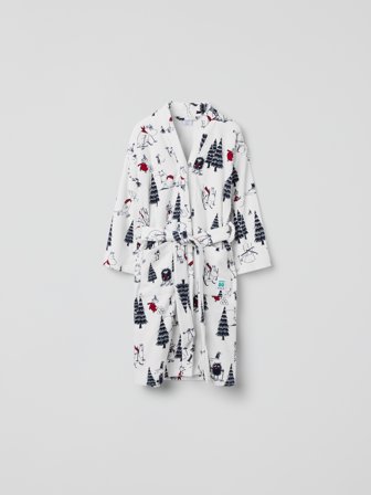 Bademantel, Mumin - 86|92 - kinderbekleidung - white - Polarn O. Pyret