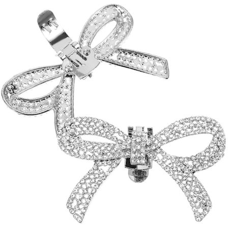 1 par aftagelige sko spænder dekorative sko klips bryllup sko charms sløjfe sko spænder