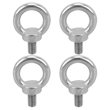 Rustfri stål M12 løfteøjebolt til tunge maskiner