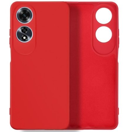 Kotelo Oppo A60 - Fast Cover - Puolijäykkä - Anti-traces - Punainen - Soft-touch