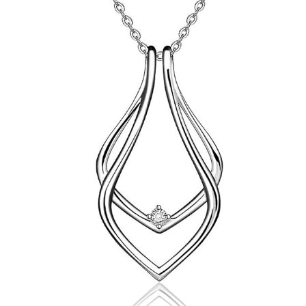 Ringholder halskæde til kvinder Geometrisk vedhæng til sygeplejerske