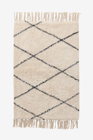 Venture Home - Tæppe Thelma - Hvid - Badeværelsesmåtter - 50X80 - Fra Homeroom