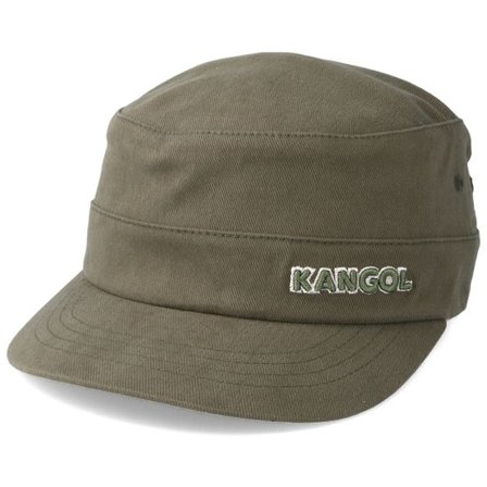Kangol - Grön army Keps - Cotton Twill army Cap Army Green Flexfit @ Hatstore