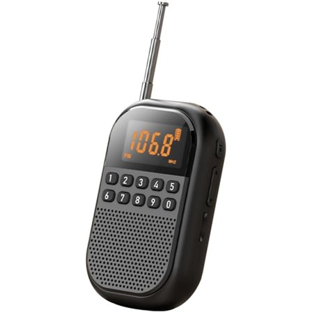 2025 Senaste Modell Personlig AM FM Bärbar Radio med Bluetooth-högtalare AM FM Fickradio Mini Digital Tuning Walkman Uppladdningsbar Stöd