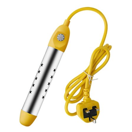 2500W Elektrisk Nedsenkbar Varmeovn Automatisk Avstenging Vannvarmestav, Rask Oppvarming Anti-Skålding Dyppvarmer for Bassenger, Bøtter og Kar