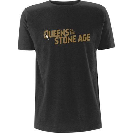 Queens Of The Stone Age Unisex Vuxen Metallic Cotton Logo T-Shirt