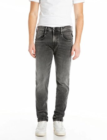 Replay Anbass Trousers Slim Hyperflex Original - Grey - 33 x 32