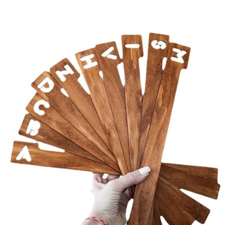 Vinyl Record Dividers 26 st LP alfabetiska A-Z avdelare i trä