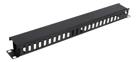 Deltaco 19-23 - kabelstyringsstang - 1U - 19"