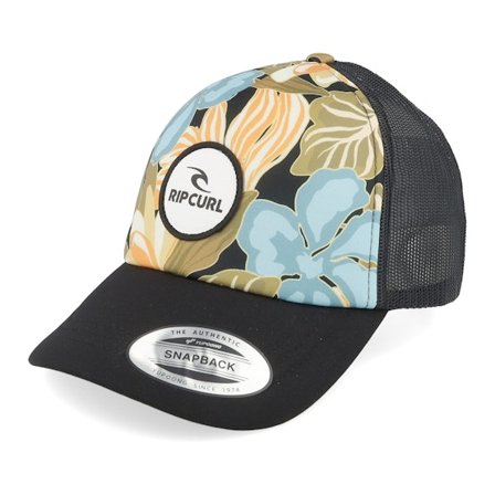 Rip Curl - Follow The Sun Trucker Trucker Black Cap - @ Hatstore