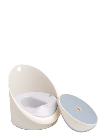 Mininor Potty & Step Stool - White - 0 M