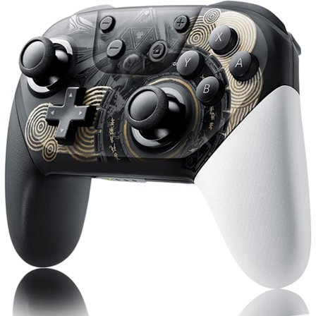 Switch-kontroller trådlös kompatibel med Switch/Lite/OLED, med 1300mAh batteri, kontroller för Switch med 6-axlig rörelse, vibration, 