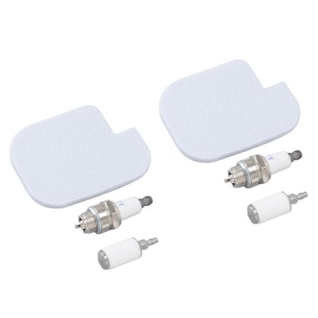 2 Sett Motorsag Service Kit Luft Drivstoff Filter Tennplugg for McCULLOCH CS360T CS400T CS420T [DB]