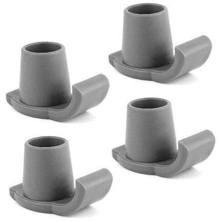 Walker-suksiliukuesteet, 4 kpl, raskaaseen käyttöön, kävelytelineen liukuesteet, kävelytelineen jalkojen korvaus