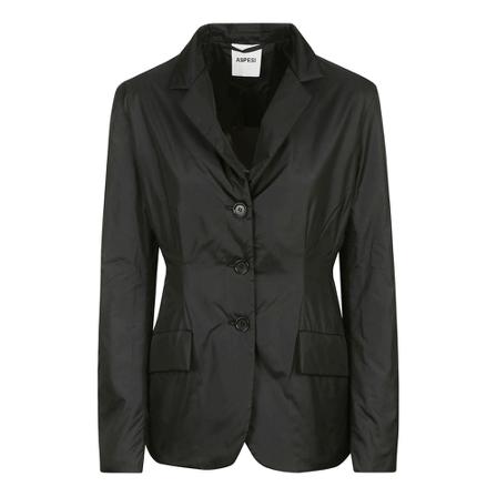 Aspesi - Blazer - Svart - Dam - Storlek: L, Dam, Storlek: L