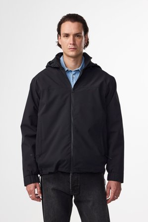 NN.07 Gabriel Jacke Herren Schwarz Polyester