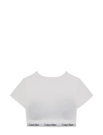 T-Shirt Bralette White Calvin Klein