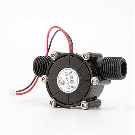 DC 12V 10W Vattengenerator, Mikro Turbin Vattenpump Mini Vatten Turbin Gen
