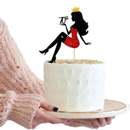 5 kpl Cake Topper -kakkukoristeita 70 70