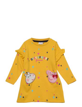 Long-Sleeved Dress Patterned Peppa Pig