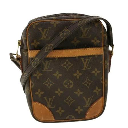Louis Vuitton Vintage, Pre-owned Canvas louis-vuitton-bags Bruin, Dames, Maat:ONE Size