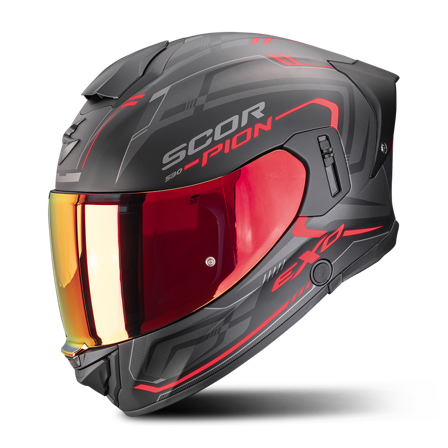 Integralhjelm Scorpion EXO-530 Air Slope Mat Sort/Rød L