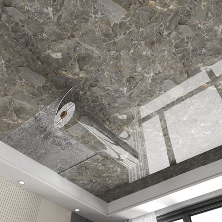 PVC Loftplader, Selvklæbende Loftpaneler, Dekorative Loftpaneler, Letvægtige men Holdbare, Nemme at Rengøre