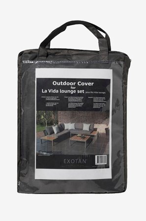 Exotan - Suojahuppu oleskeluryhmiin La Vida ja Villa - Musta - Kalustesuojat - - Homeroom