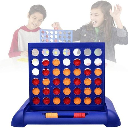 Vinn strategispill, 2 spillere, 4 vinner rutenettvegg, 4 påfølgende spill, KLB