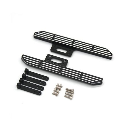 1/18 Fms Fire Horse Metal Rc Rock Sliders Sivupolkimet Rc Auton Osien Päivitysosat, Musta