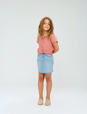 The New Tnoriella S_S Shirt - Pink - 98/104