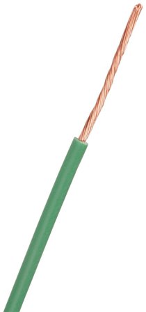 Nexans RQ Kopplingskabel 1x0.75 mm² ledararea, grön 0,75 mm², Anslutningsdon & kablar