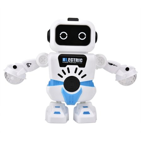 Elektronisk Smart Romdansende Robot for Barn med Musikk Blinkende LED-lys Gåleker Gave