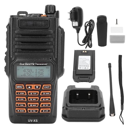 Dual Band Walkie Talkie 10W UHF VHF Langdistanse IP67 Vanntett 2-veis Radio for BaoFeng UVXS 100240V EU-plugg