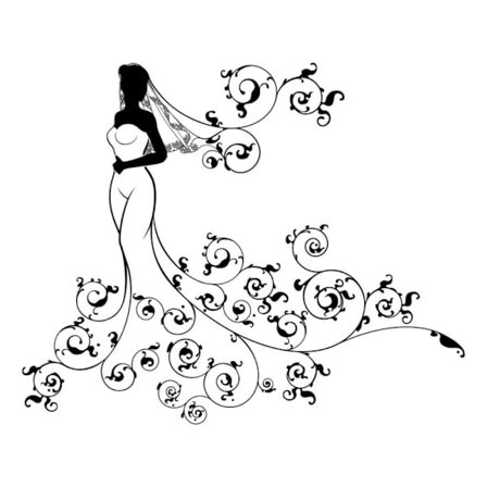 Wedding girl Affisch A1