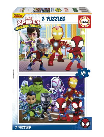 Educa | Educa 2X48 Spidey & His Amazing Friends | ONE SIZE
