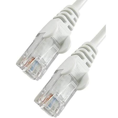 30m Cat5e Nätverkskabel - RJ45 Ethernet Patch Lan Router Modem 10/100 - Vit