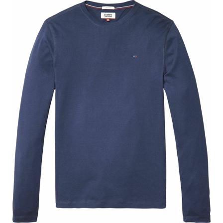 Tommy Jeans Longsleeve Tshirt , Blauw , Heren , Maat: M