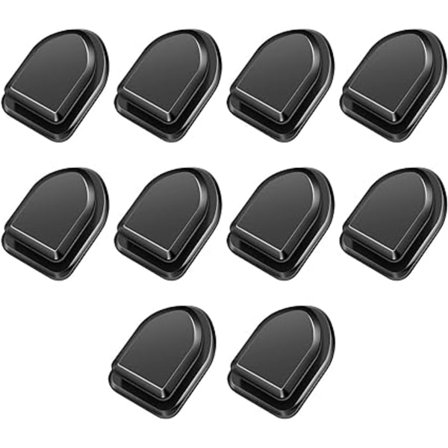 10 Stykker Bil Selvklebende Kroker Mini Bil Selvklebende Kroker Multifunksjonell Mini Bil Dashbord Krok kompatibel med Nøkler, USB-kabler, 