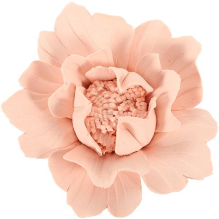 Keramisk Väggdekor med Blommor, Handgjord Heminredning