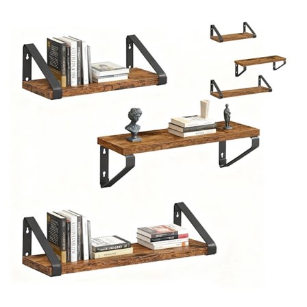 Væghylder – 3 størrelser, alsidig opbevaringsløsning