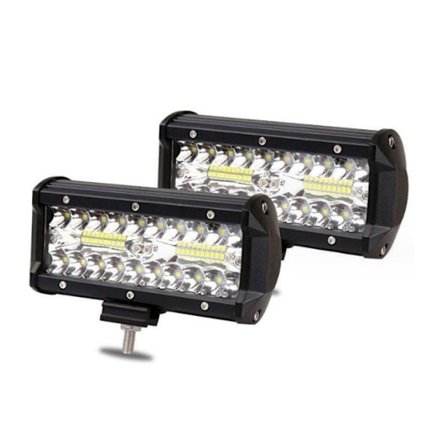 2 st arbetsljus LED strålkastare bil vattentät spot flood LED dimljus L