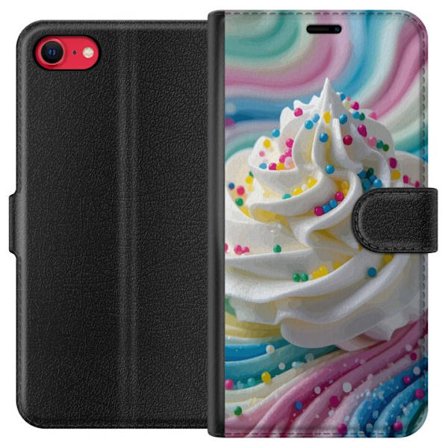 Kompatibelt Plånboksfodral till Apple Apple iPhone 8 Glasstwist