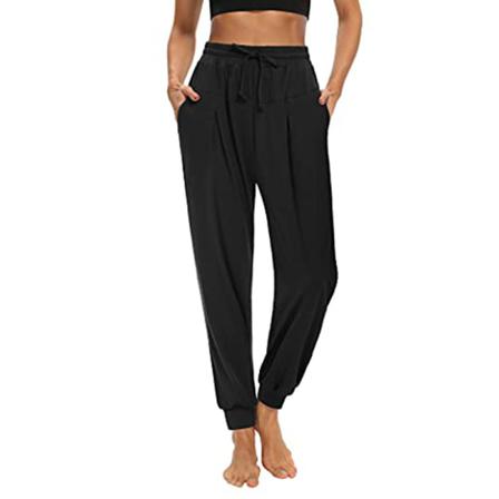 Dragsko För Damer Palazzo Pant Solid Color Loungewear