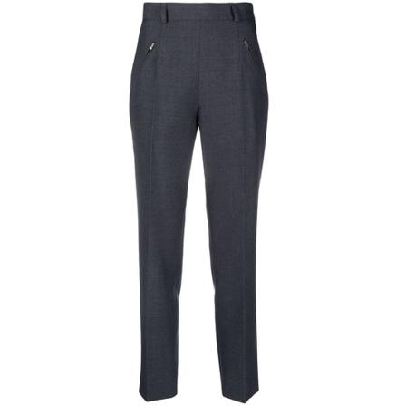 Maison Margiela, high-rise tailored trousers Grijs, Dames, Maat:S