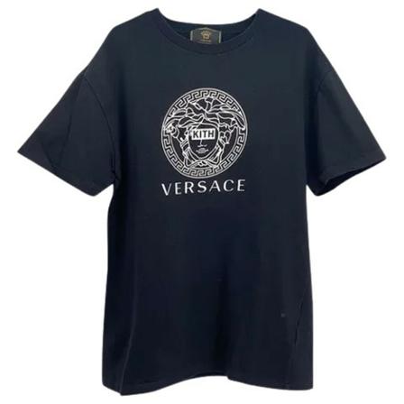 Versace Pre-owned Pre-owned Stof toppe Sort, Dame