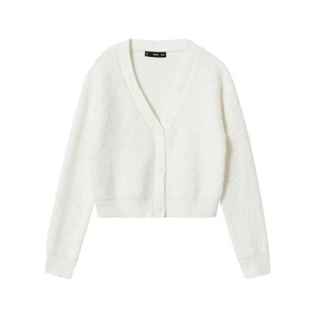 Mango Bouclé-knit cardigan inbo, Dame Cardigans