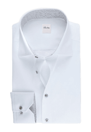 Stenströms Kontrast Twillskjorta Skjortor Herr Vit 38